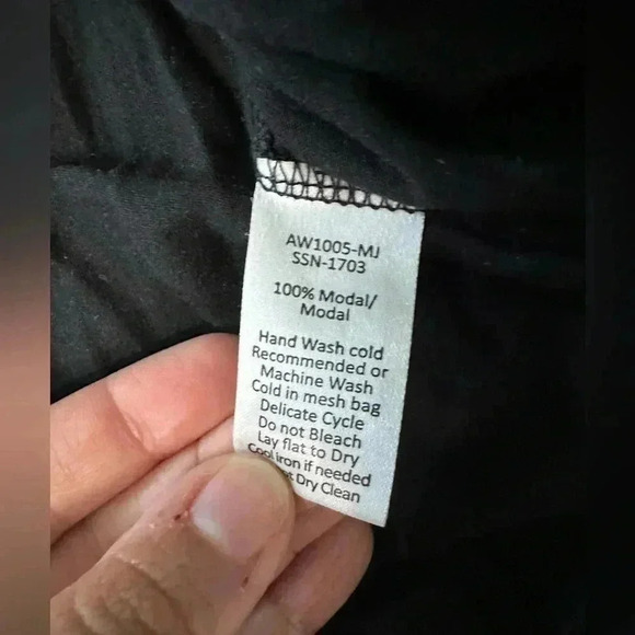 ATM Modal Tee Shirt Black Small Petite Anthony Thomas Melillo Basic Layering - Picture 6 of 10